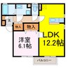 サンファーストＤ 1LDKの間取り