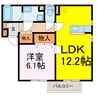 サンファーストＤ 1LDKの間取り