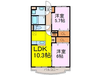 間取図 グラン・ジュテＰａｒｔⅠ