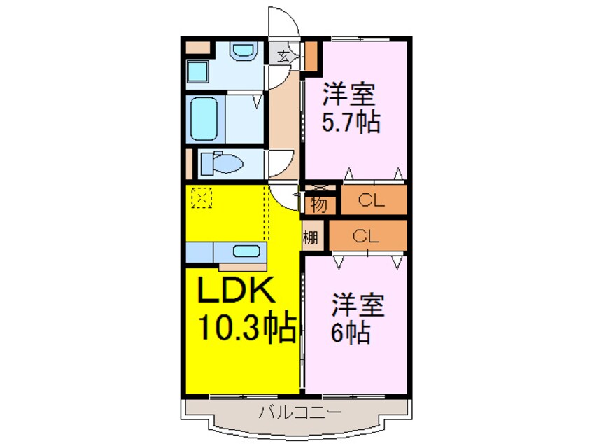 間取図 グラン・ジュテＰａｒｔⅠ