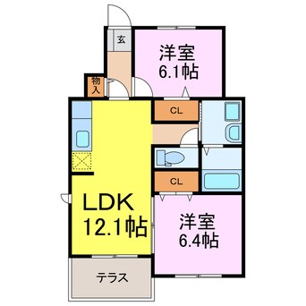 間取図 リアン