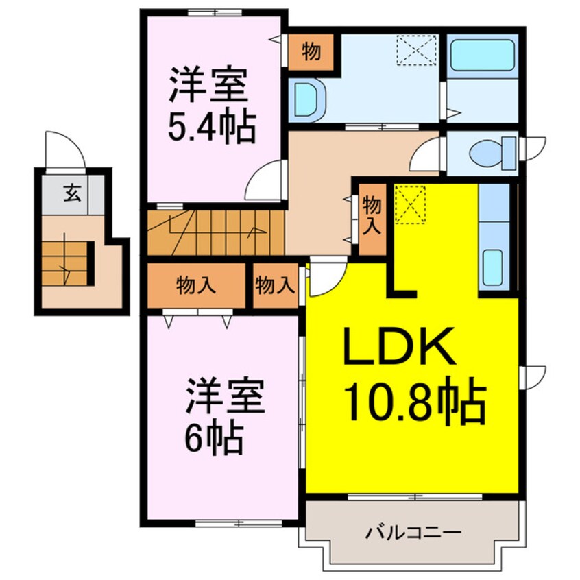 間取図 ブレッザミーテⅠ