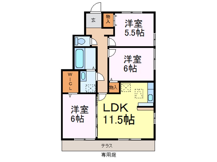 間取図 ＷＩＴ古河