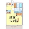 イーリス 1Rの間取り