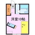 トランプハイムAの間取図