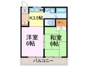 睦ハイツの間取図