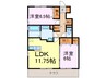 フォレスト・スクエアＢ 2LDKの間取り