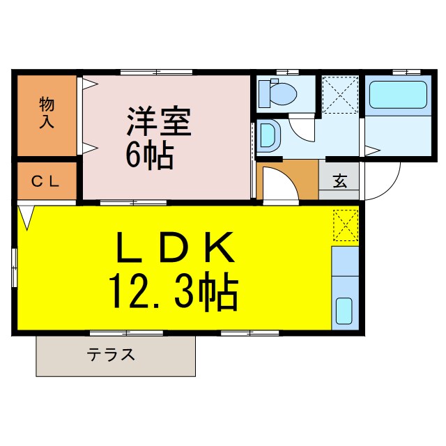 間取り図 サニーヒルくくや台