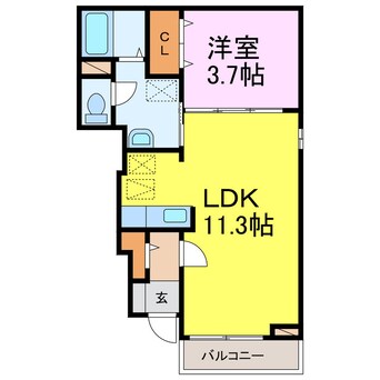 間取図 プラシードヒルズ