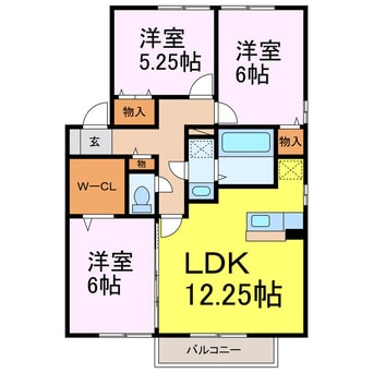 間取図 リビングタウン古河北Ｆ