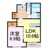 ミラルーツ 1LDKの間取り