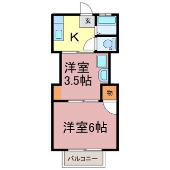 間取図 二鶴ハイツ