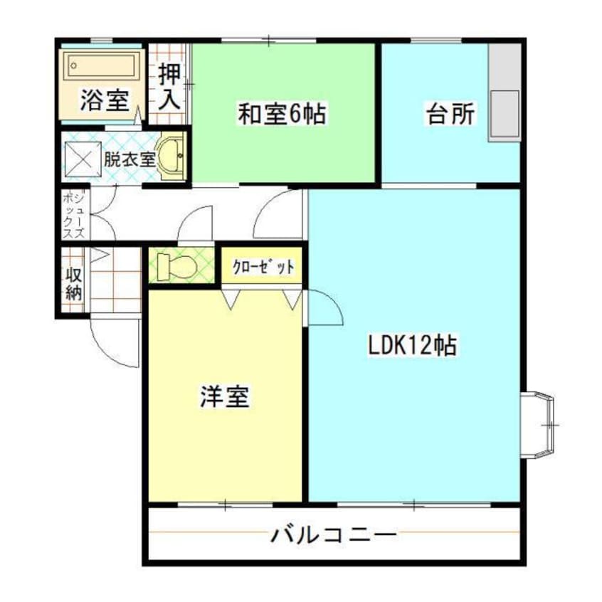 間取図 サンフローラ