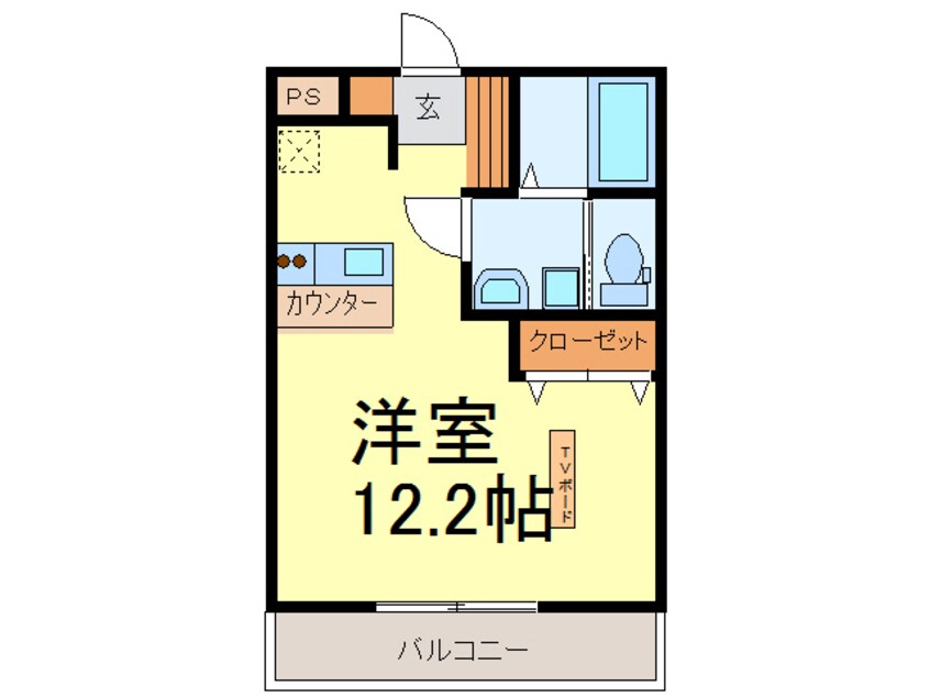 間取図 エバー・グリーン