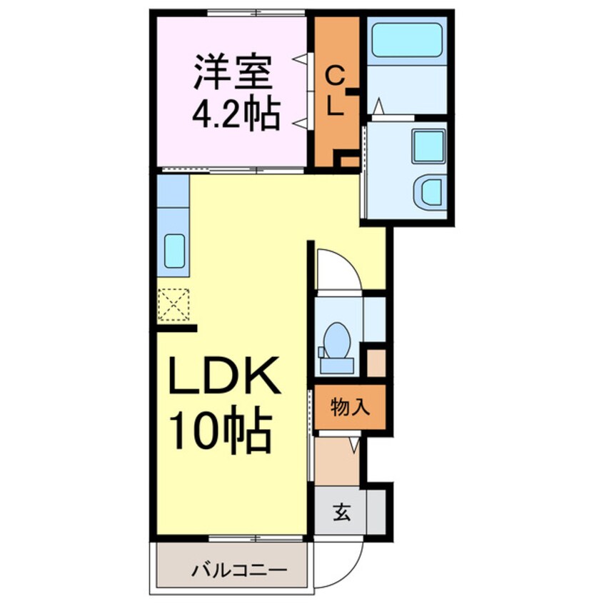 間取図 フレスクーラⅢ