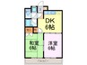 近長ビル 2DKの間取り