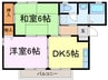 フローラＡ 2DKの間取り