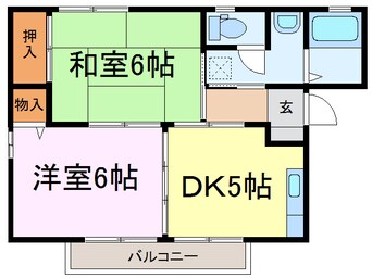 間取図 フローラＢ