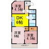 増田ハイツ 3DKの間取り
