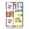 イストワール 2LDKの間取り