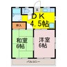 第2サンハイツ 2DKの間取り