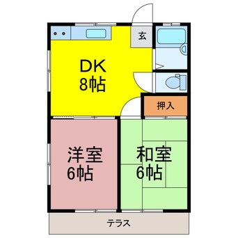 間取図 桜コーポ