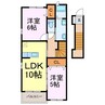 エルピーダ 2LDKの間取り