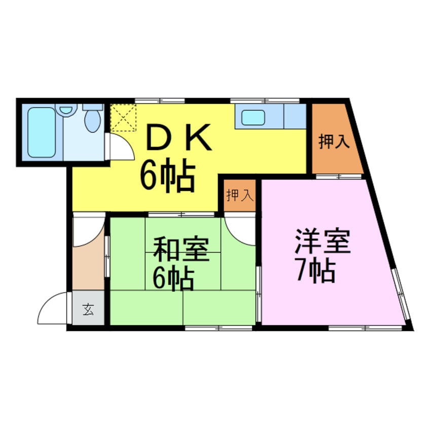 間取図 パークハイツ