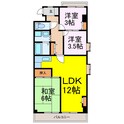 キャッスル古河の間取図