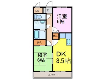 間取図 マロニエハイツ