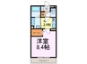 ラフィーネＨａｓｅ 1Kの間取り