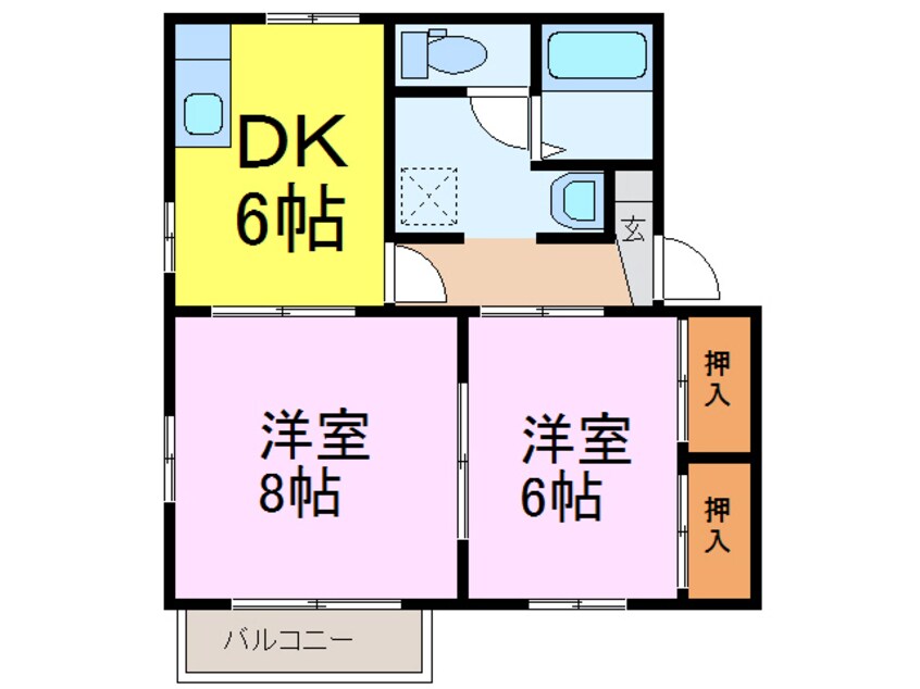 間取図 タウニィＬ