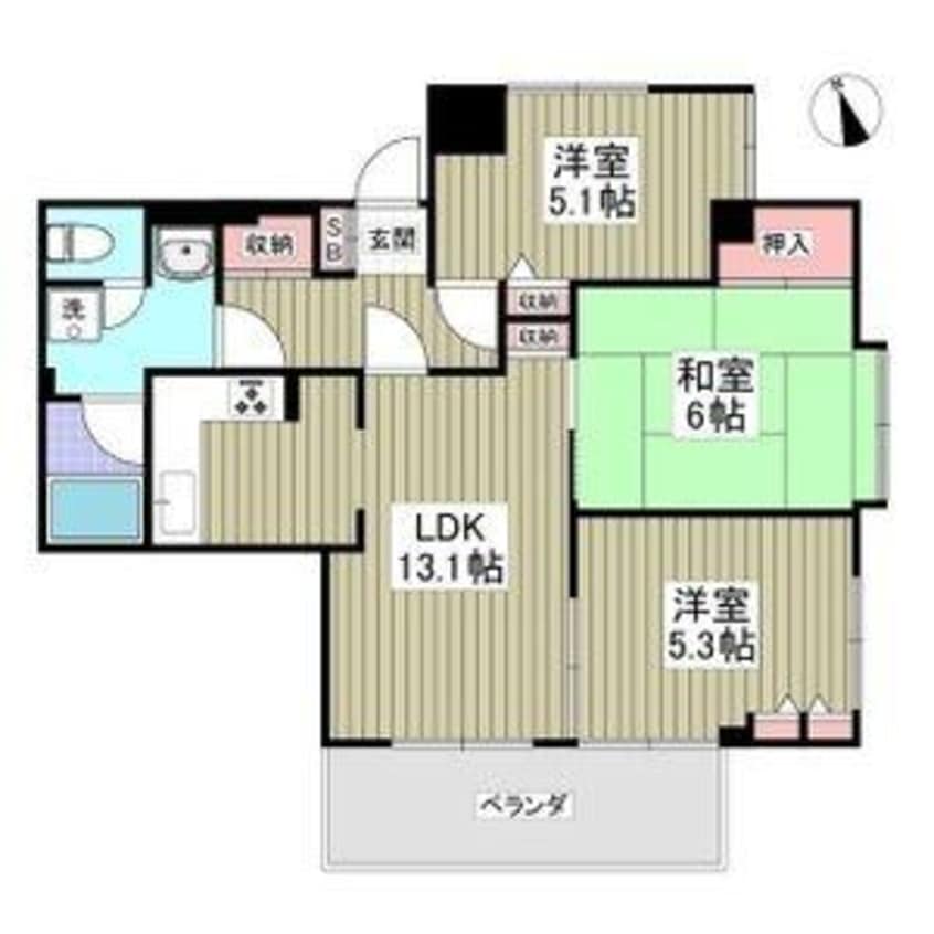 間取図 ほりこしビル