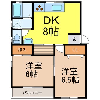 間取図 maisonイースト・スリー