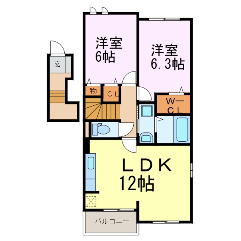 間取図 さくらハイツＤ棟