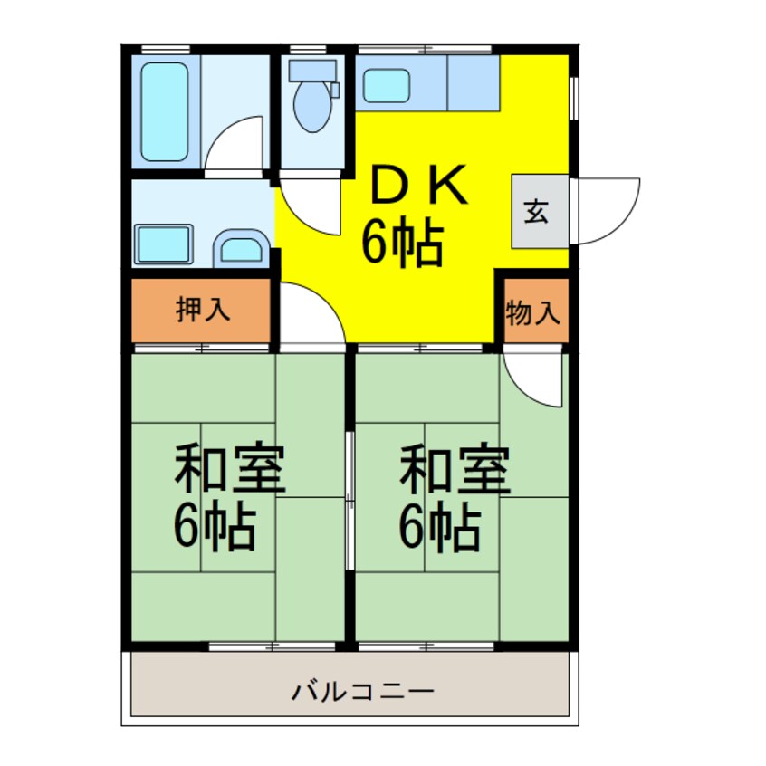 間取図 ハイビレッジ