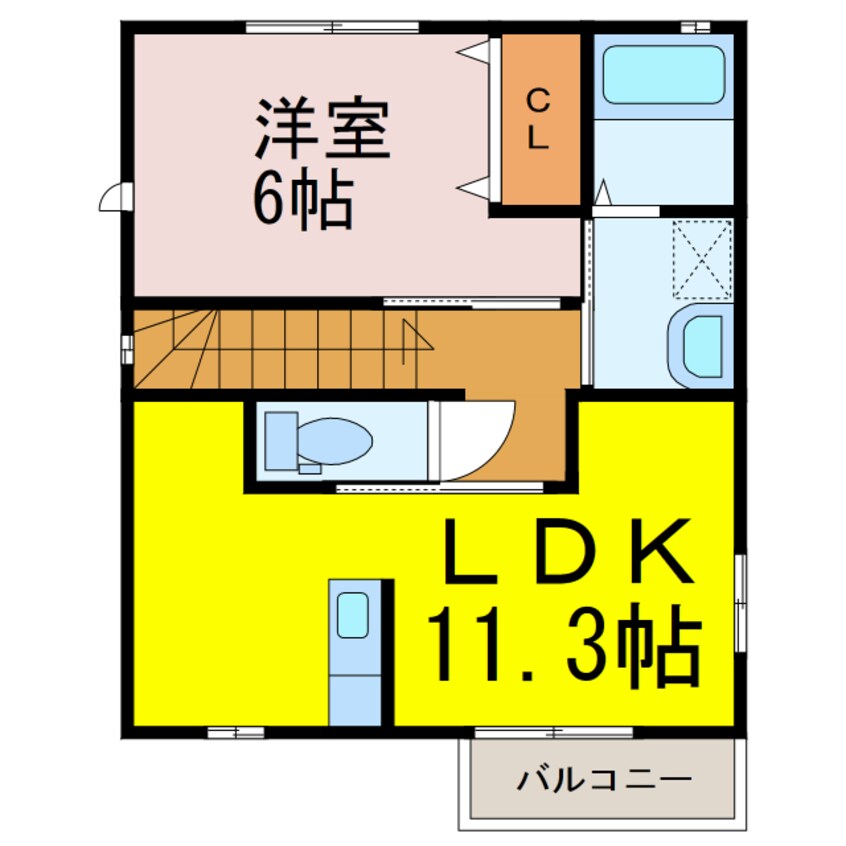 間取図 サンビレッジ南古河Ｃ