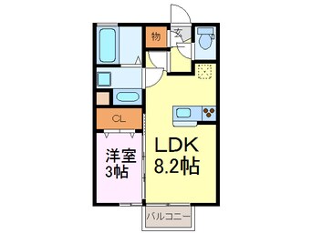 間取図 サンセールＢ