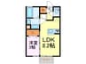 サンセールＢ 1LDKの間取り