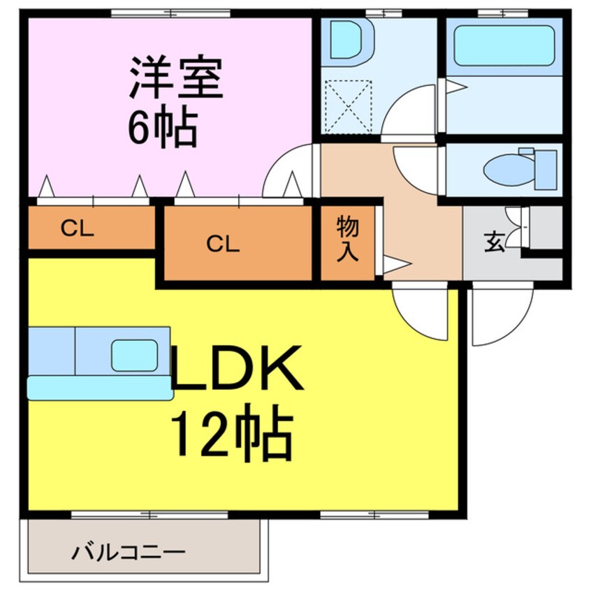 間取図 グランシャリオⅡ