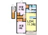 ソラーナⅡ 2LDKの間取り