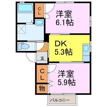 間取図 サニーコートダイドーＧ