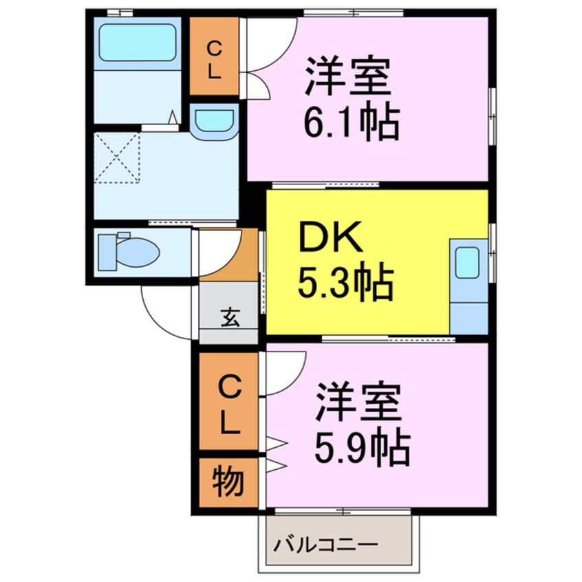 間取図 サニーコートダイドーＧ