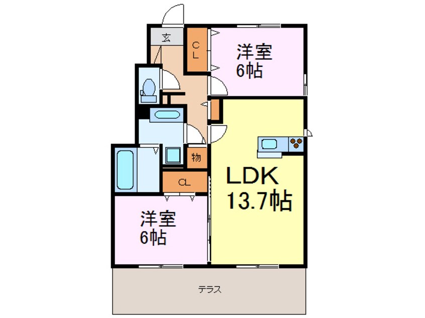 間取図 リドレーノア