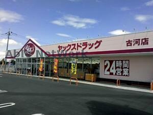 ヤックスドラッグ古河店(ドラッグストア)まで1412m ウエストキャビン