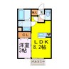 ベラ・ルーチェⅡ 1LDKの間取り