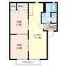 ハイツ・ルミエールA 2LDKの間取り