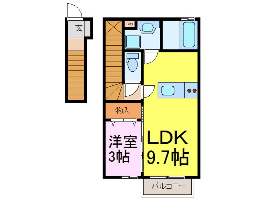 間取図 セントラル住吉