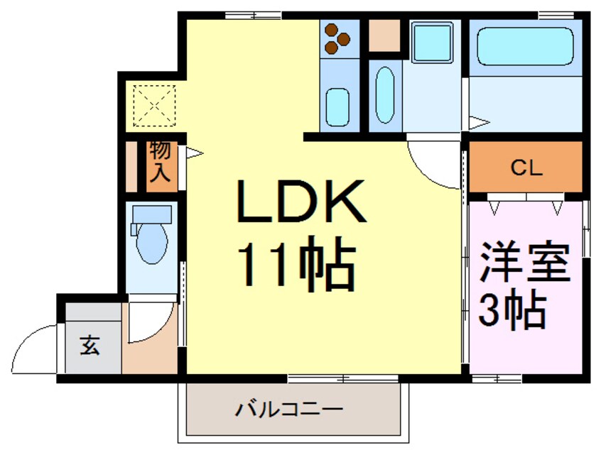 間取図 シャトルハイツ