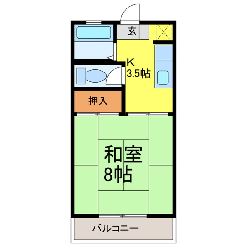 間取図 セジュールふくしま